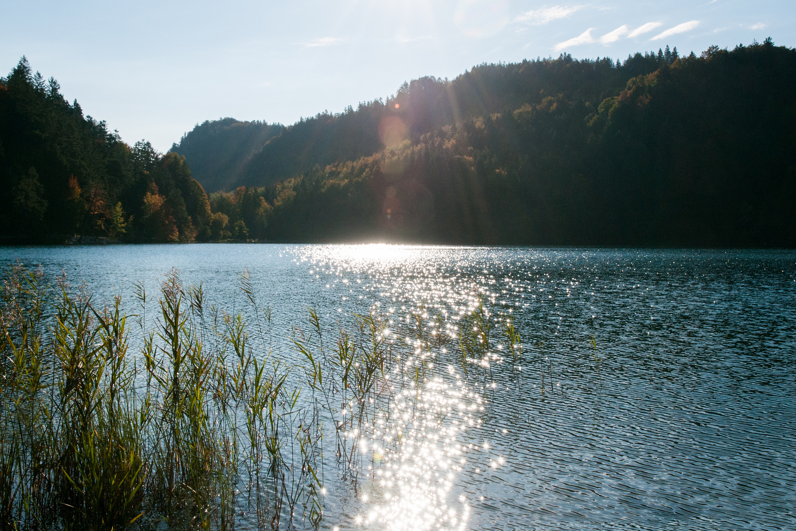 Der blutende See(Alatsee) Aber er blutet ganz selten