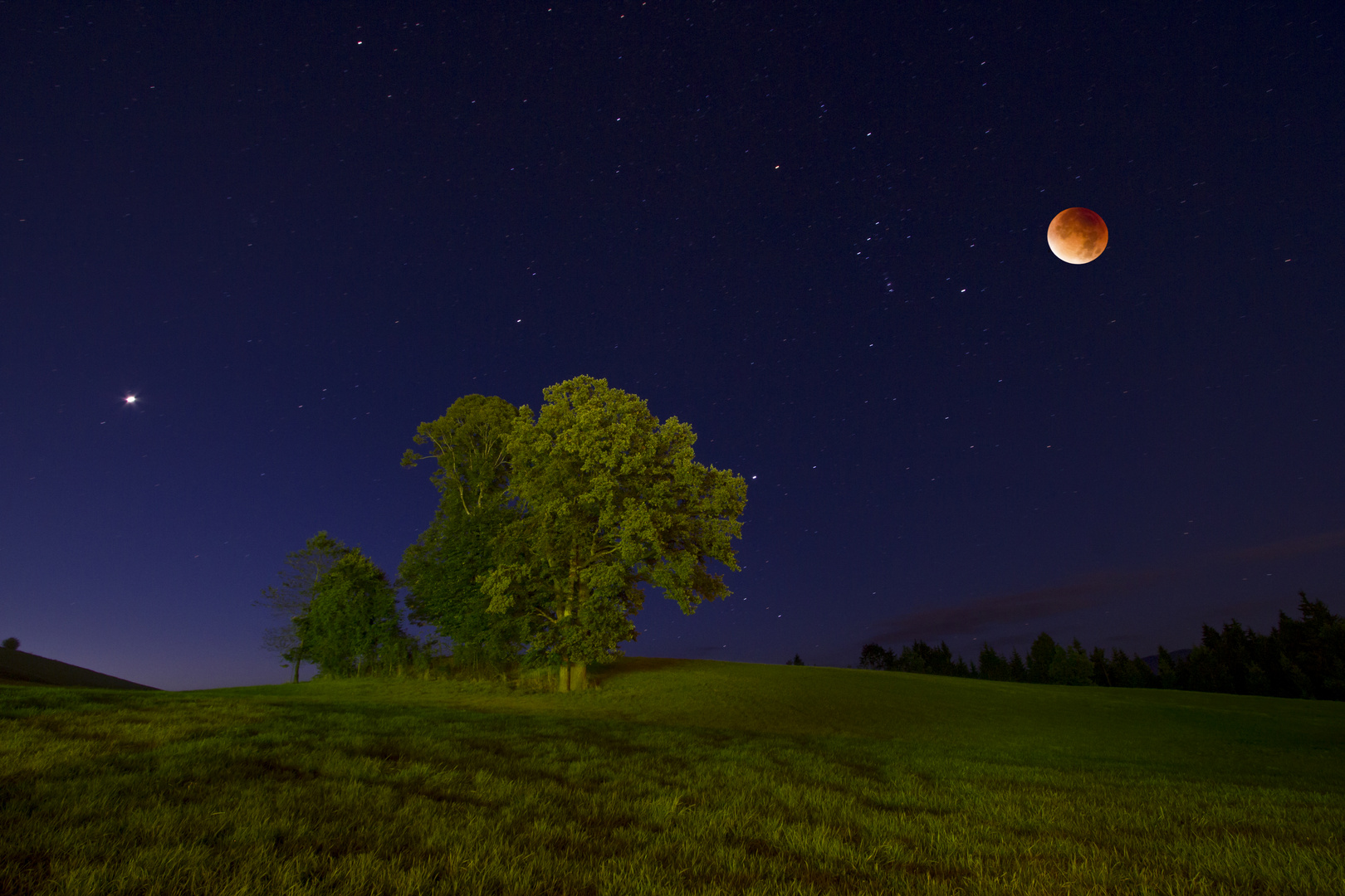 "Der Blutmond" - Seltenes Spektakel am Nachthimmel