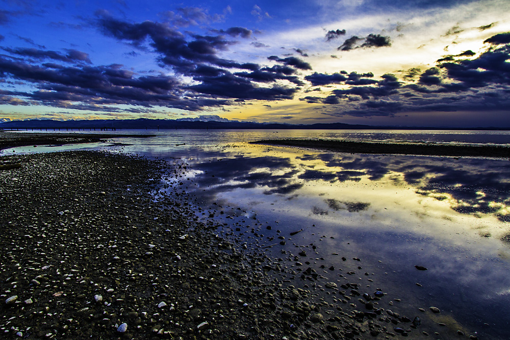 Der Bodensee am Abend