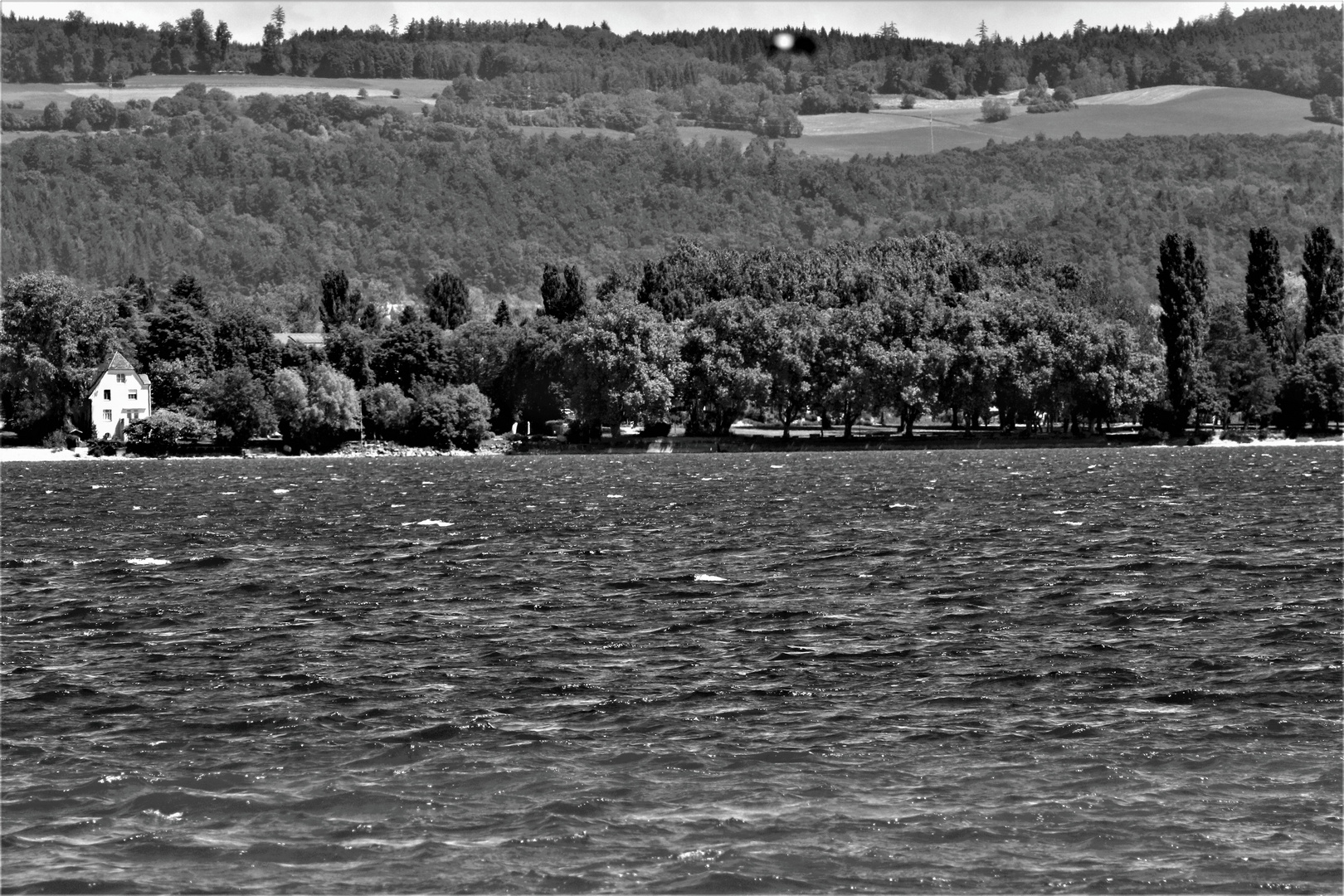 der Bodensee wie ich finde auch attraktiv in s/w