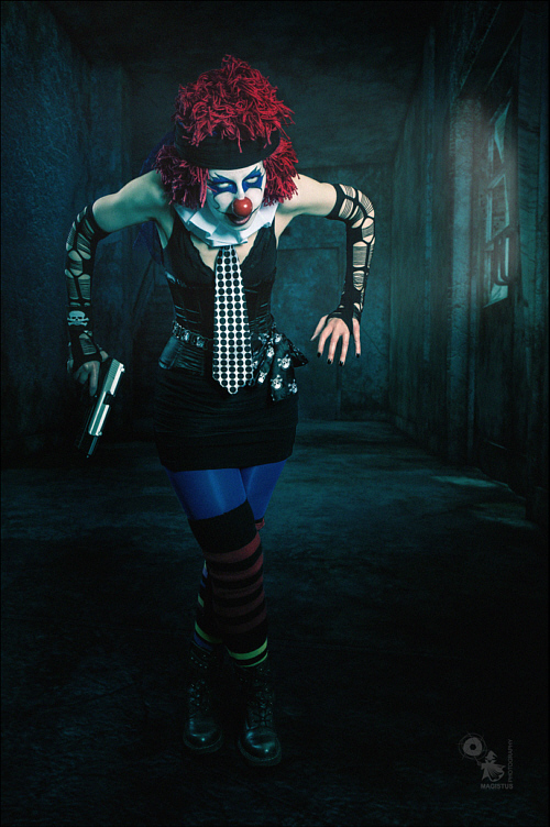 + Der böse Clown + Foto &amp; Bild szene, fantasy, spaß Bilder auf