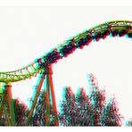 Der ,,Boomerang'' in Geiselwind #2 in 3D (Rot/Cyan)