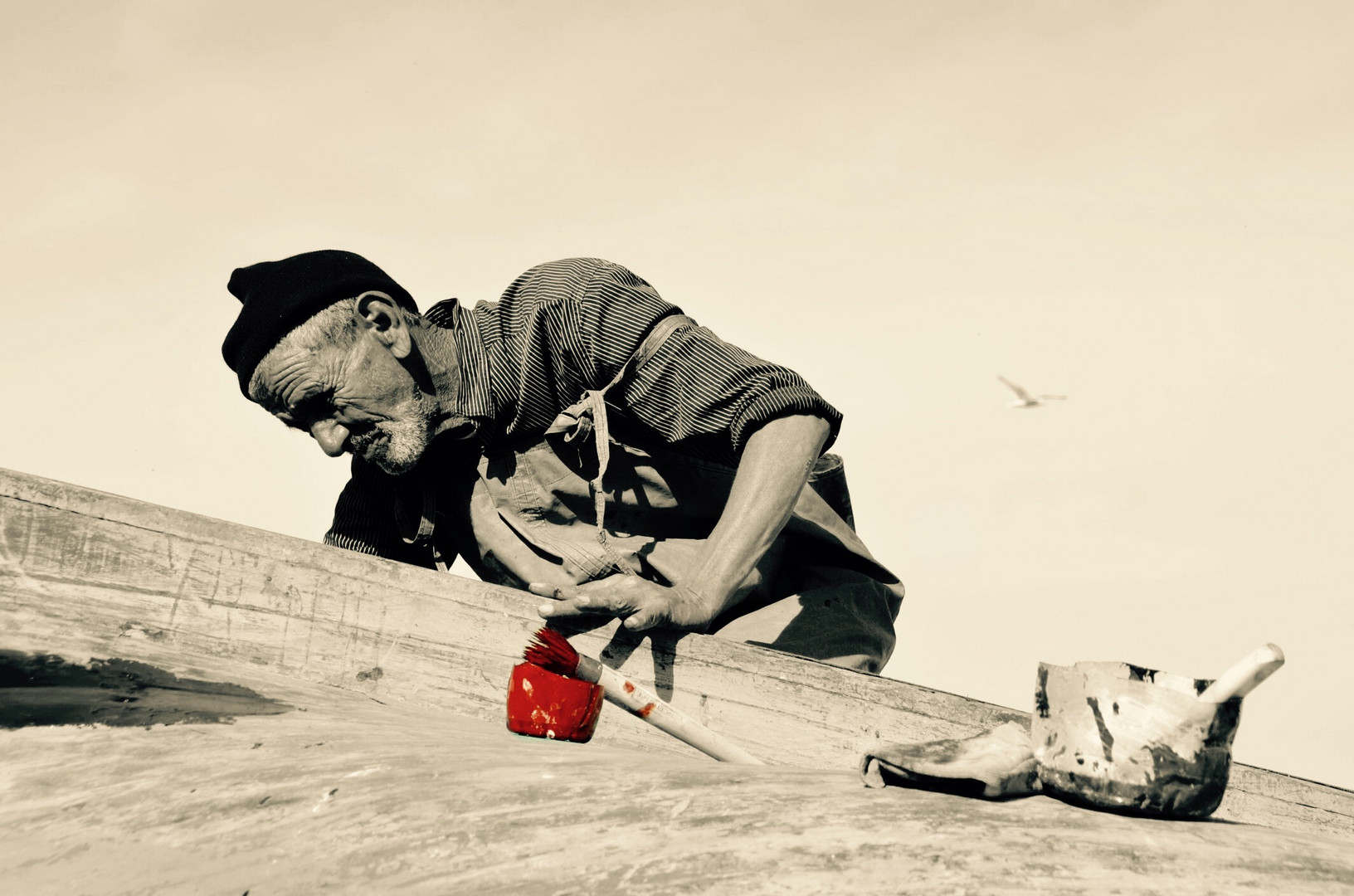 Der Bootsmaler  von Essaouira