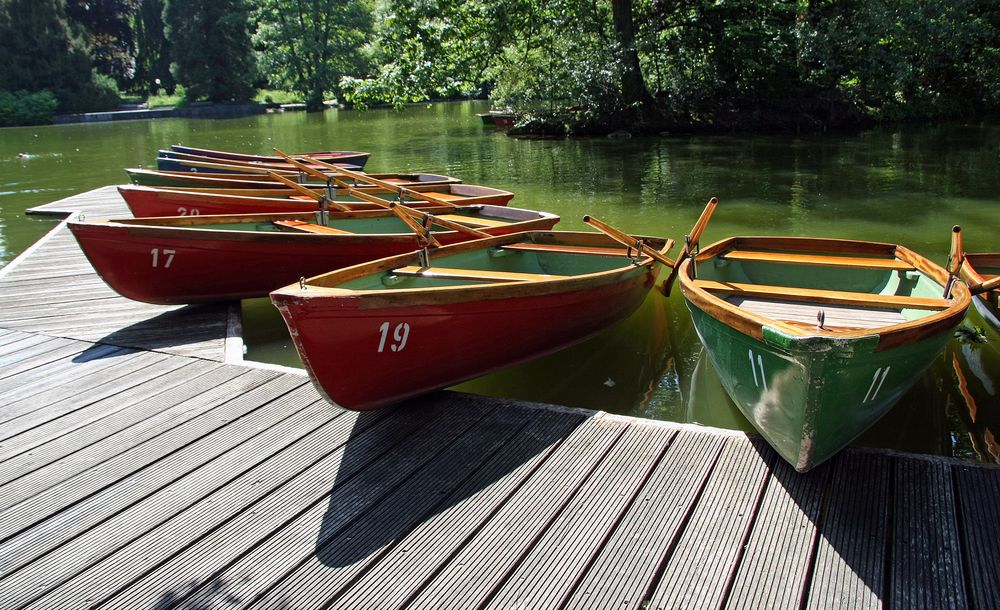 Der Bootsweiher ...