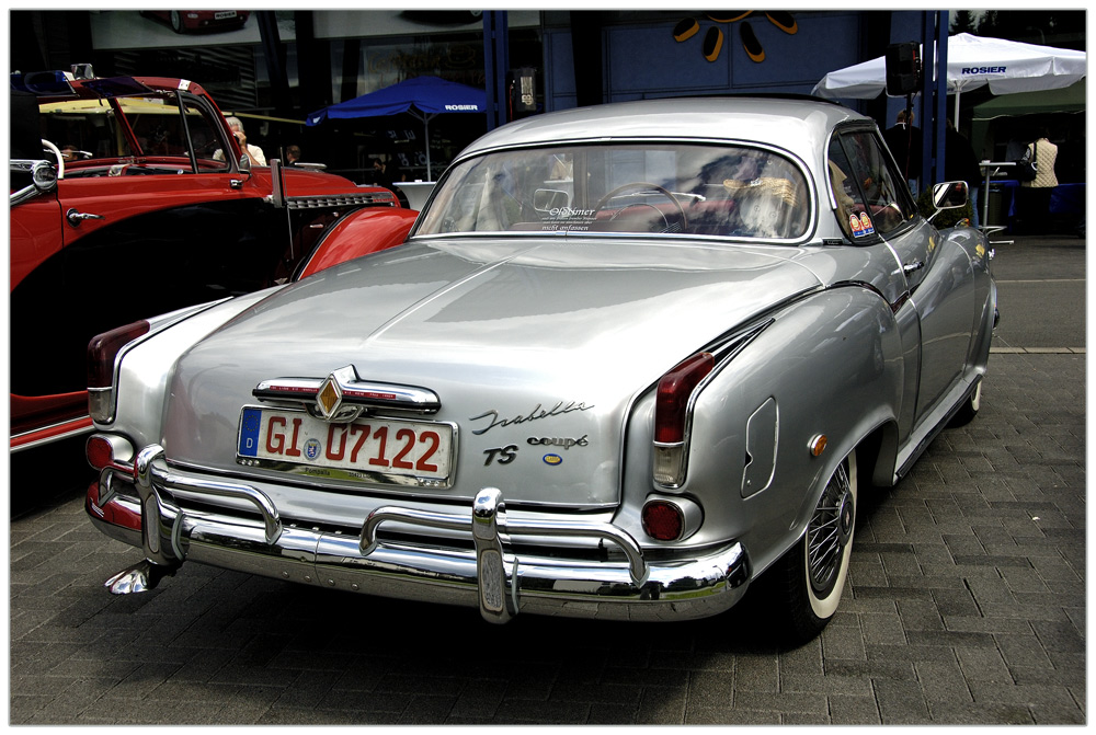 Der Borgward Isabella TS aus einer anderen Perspektive.