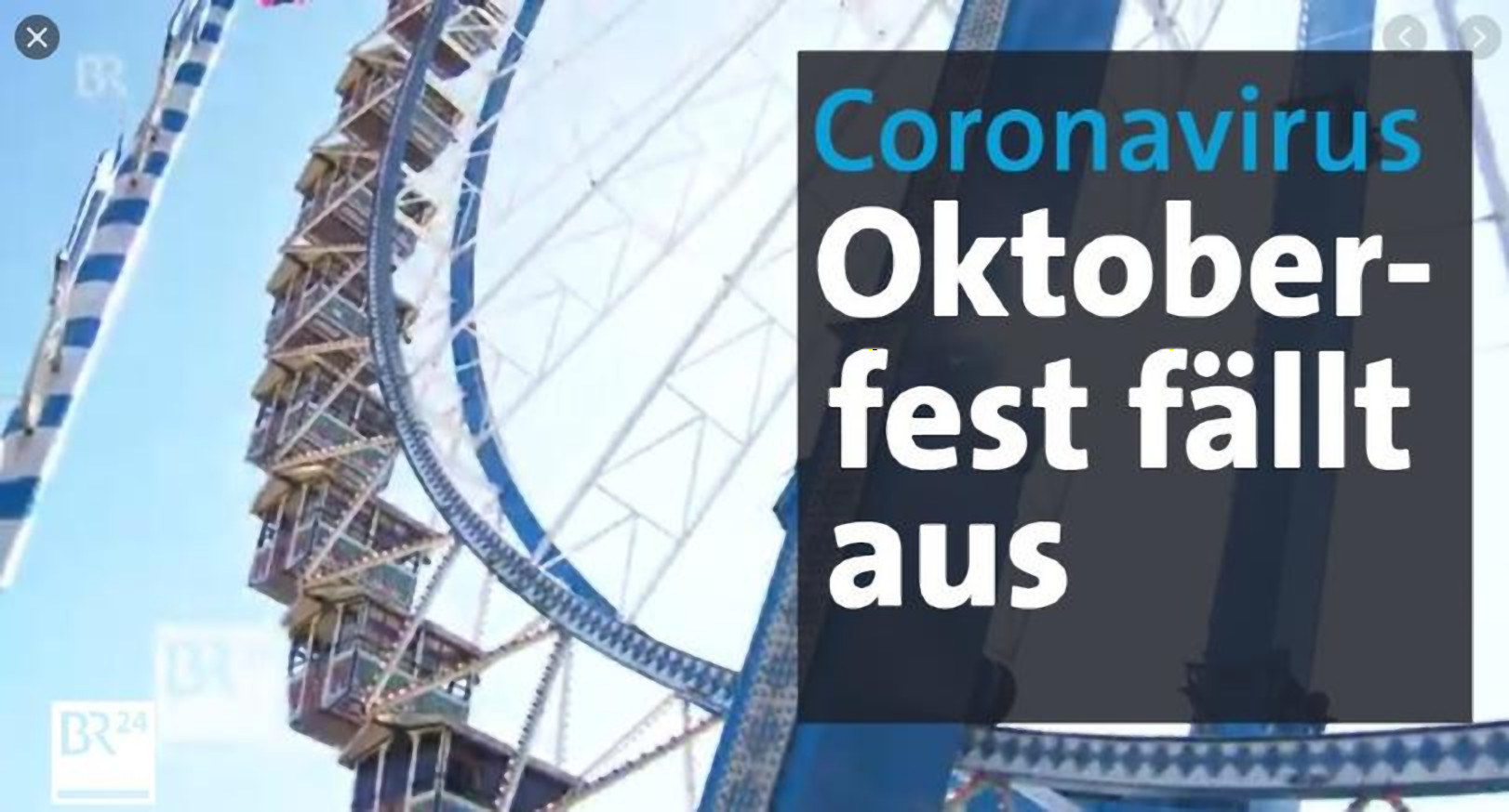 Der BR meldet - Oktoberfest fällt aus (Text Lesen)