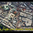 der Bremer Marktplatz - eine Postkarte