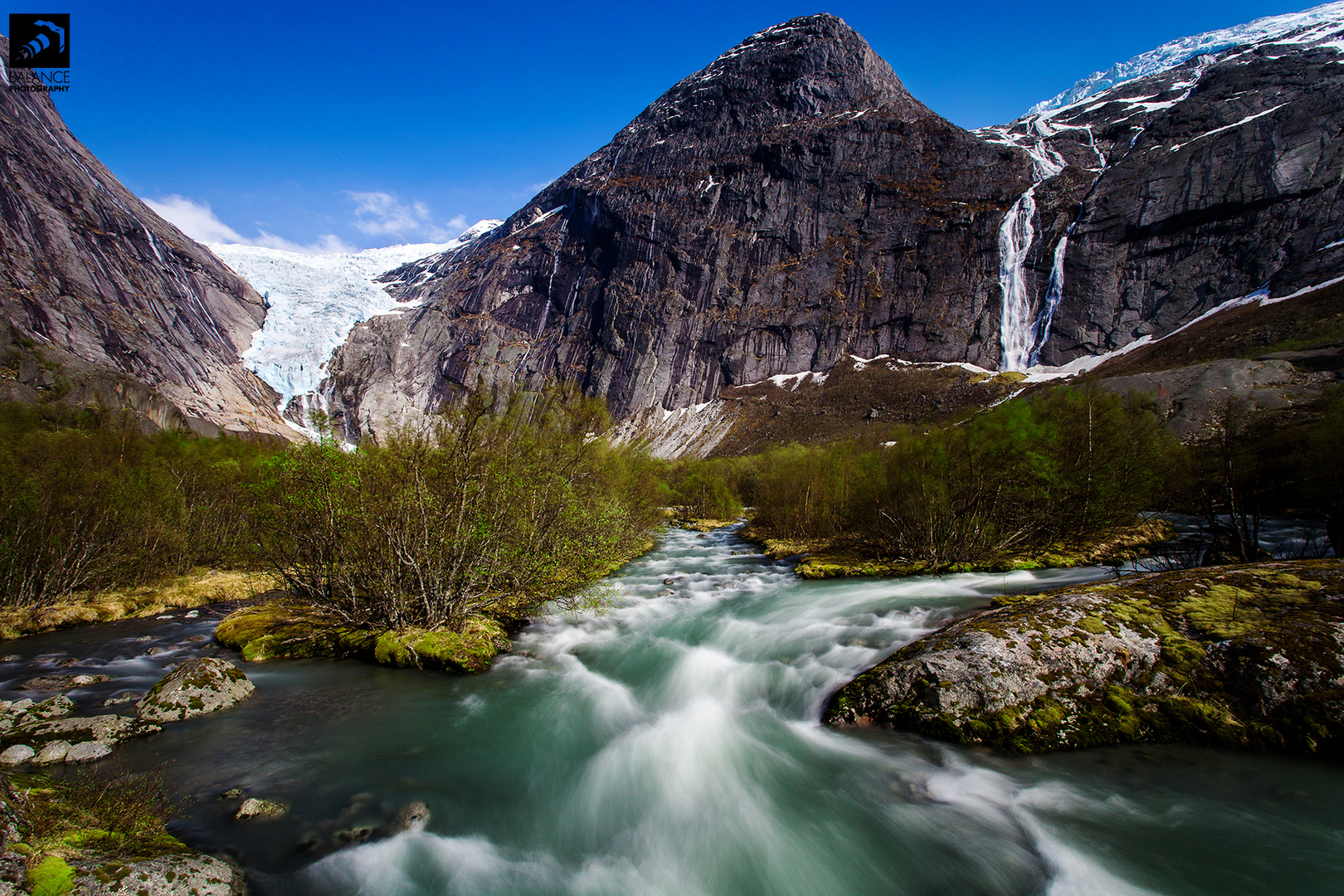 Der Briksdalsbreen in Norwegen