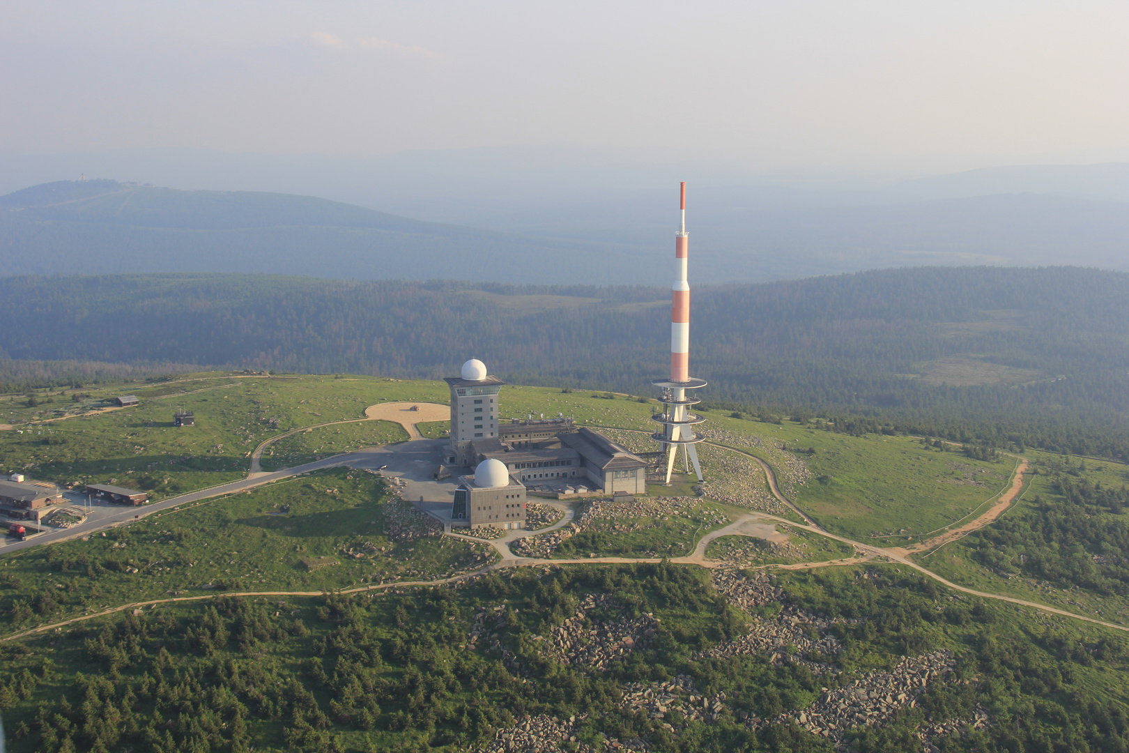 Der Brocken aus der Luft fotografiert