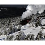 der Brocken " der höchste Berg Norddeutschlands, und die Brockenbahn "