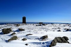 Der Brocken - im "leichten" Winterkleid
