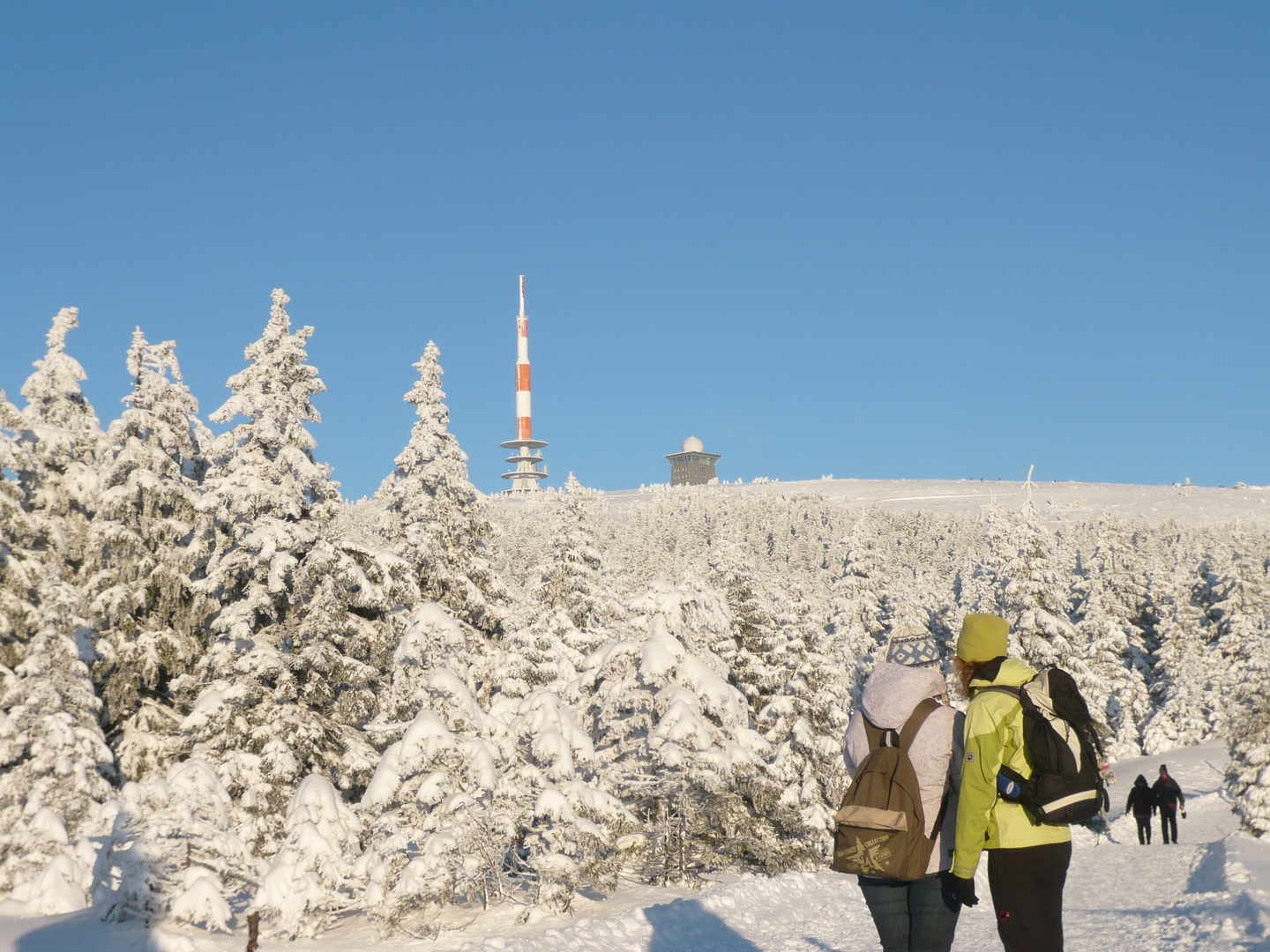 Der Brocken im Schnee