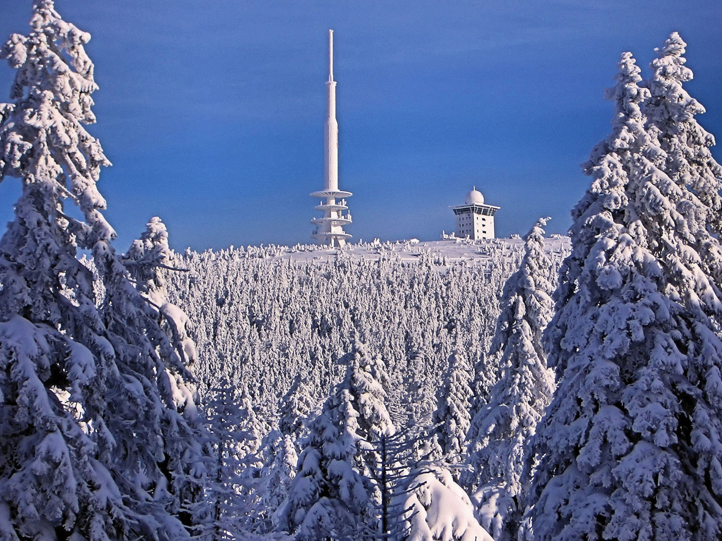 Der Brocken im Winter