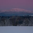 Der Brocken zum Sonnenaufgang