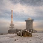 Der Brocken zum Sonnenaufgang