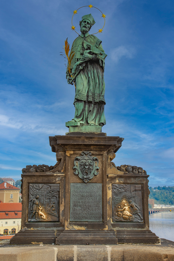 Der Brückenheilige Nepomik in Prag