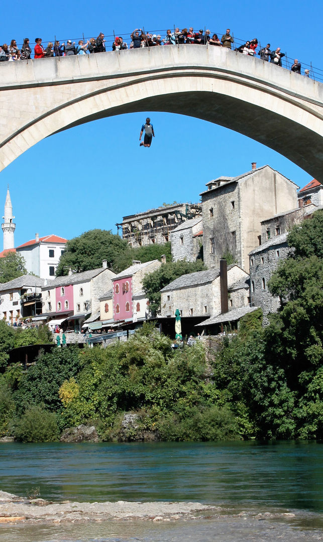 Der Brückenspringer von Mostar