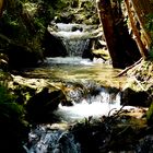 Der Brühlbach unter dem Bad Uracher Wasserfall