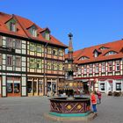 Der Brunnen am Markt von Wernigerode 