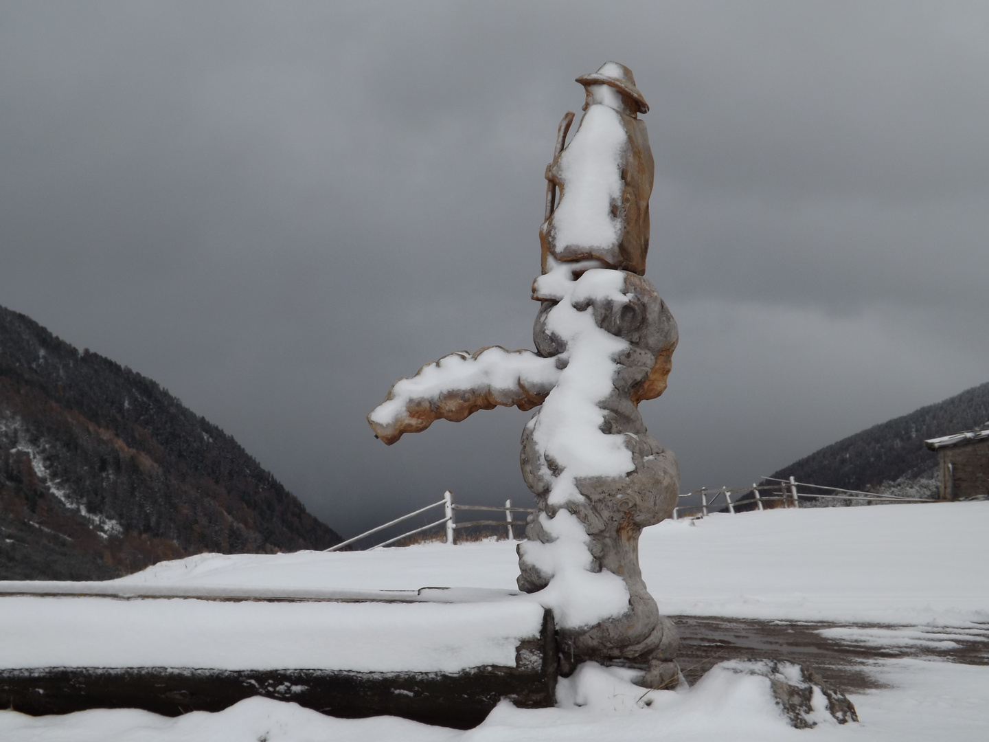 Der Brunnen auf der Alm