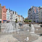 Der "Brunnen der Lebensfreude" in Rostocks Innenstadt