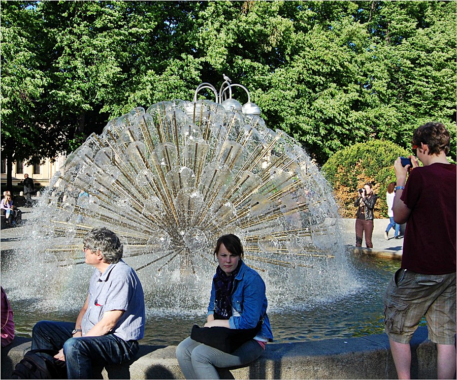 der Brunnen im Zentrum von Oslo