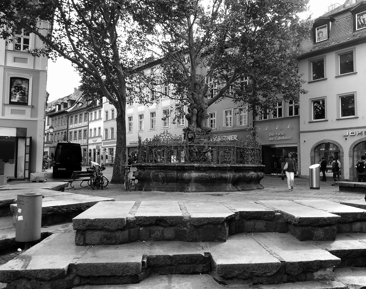 der Brunnen mit dem Gabelmann