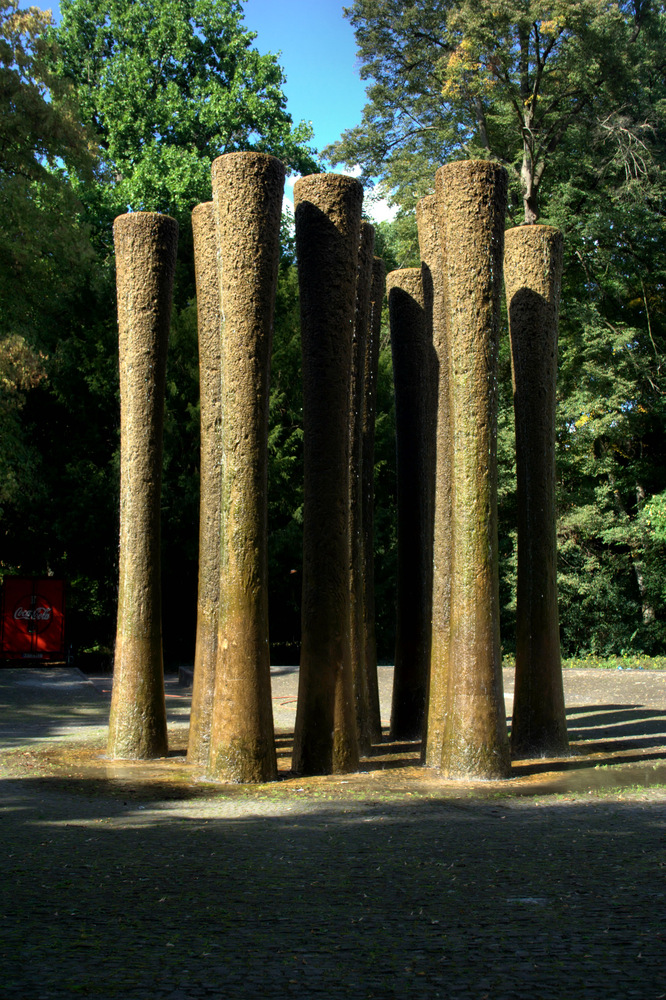 Der Brunnen steht im Schlossgarten In Karlsruhe