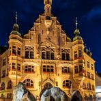 Der Brunnen vor dem Rathaus