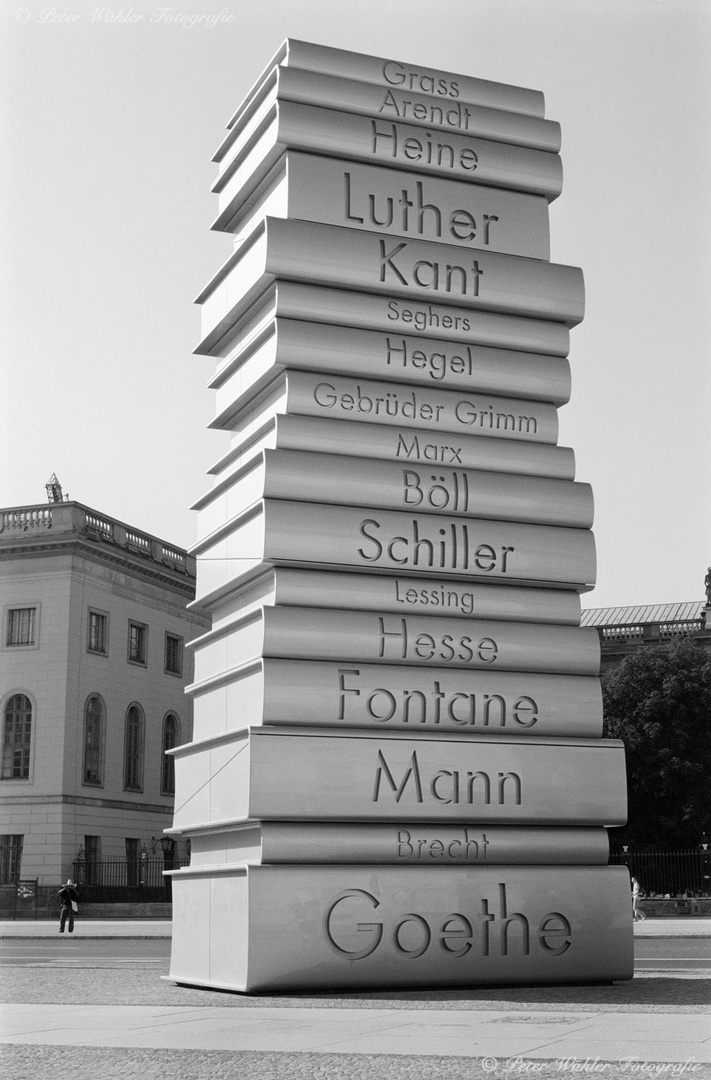 "Der Bücherturm der deutschen Literaten"