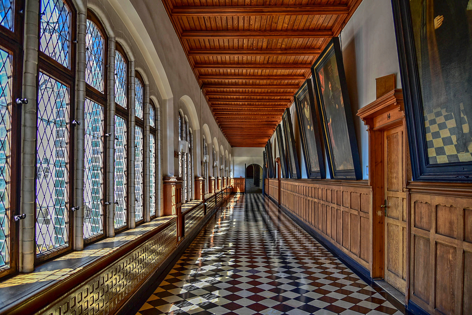 Der Bürgermeistersaal im Rathaus von Lübeck