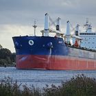 der Bulker in der Weiche 