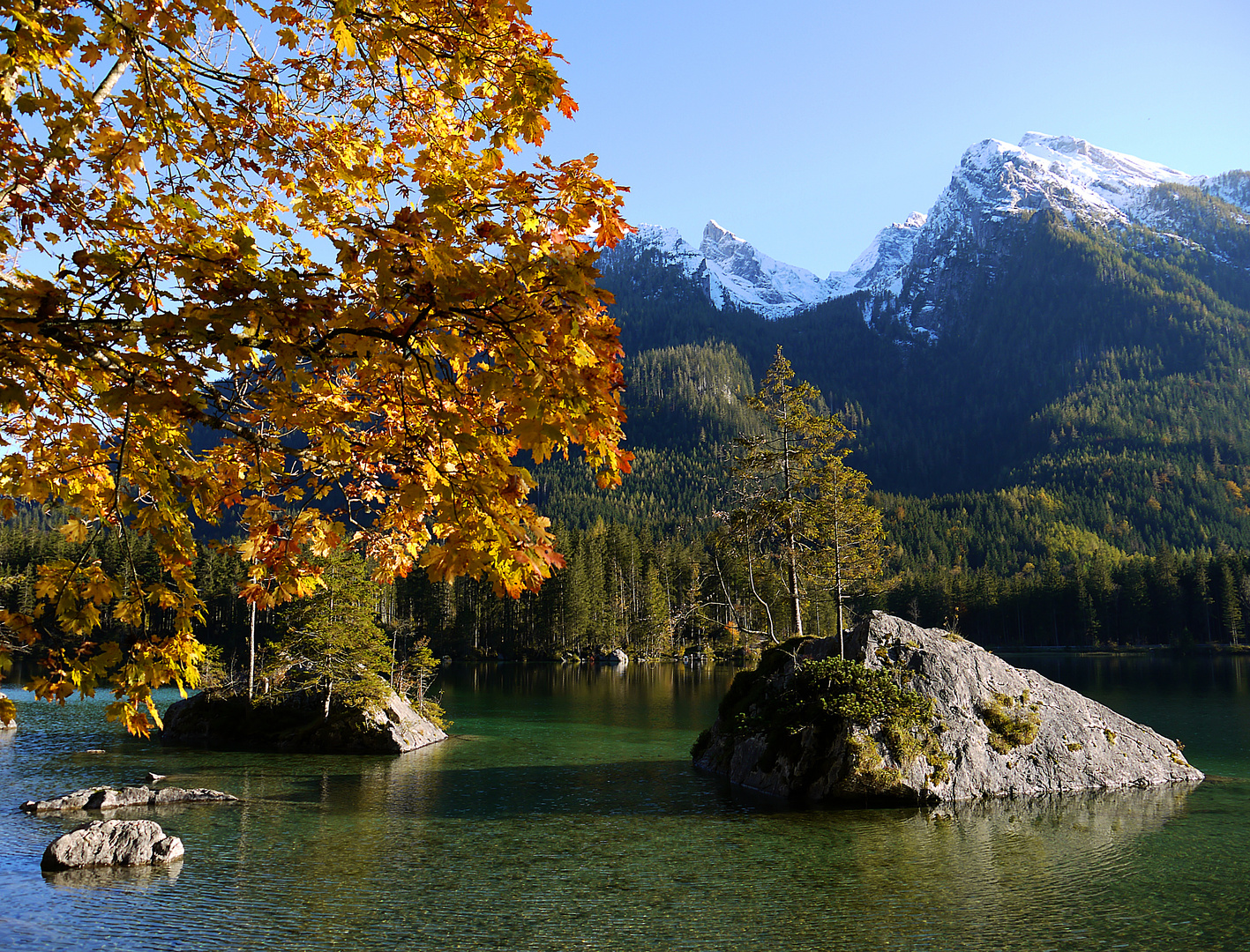 Der bunte Herbst am Hintersee