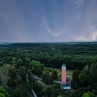 Der Burgberg am Abend