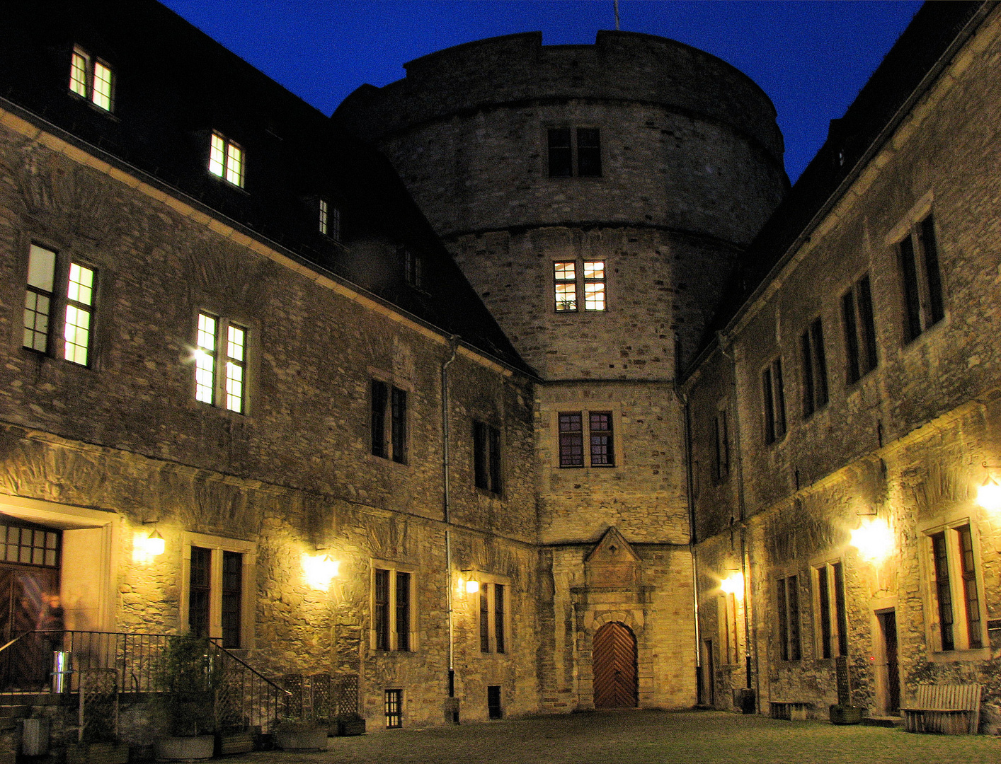 Der Burghof in der Wewelsburg