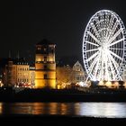 Der Burgplatz mit Riesenrad