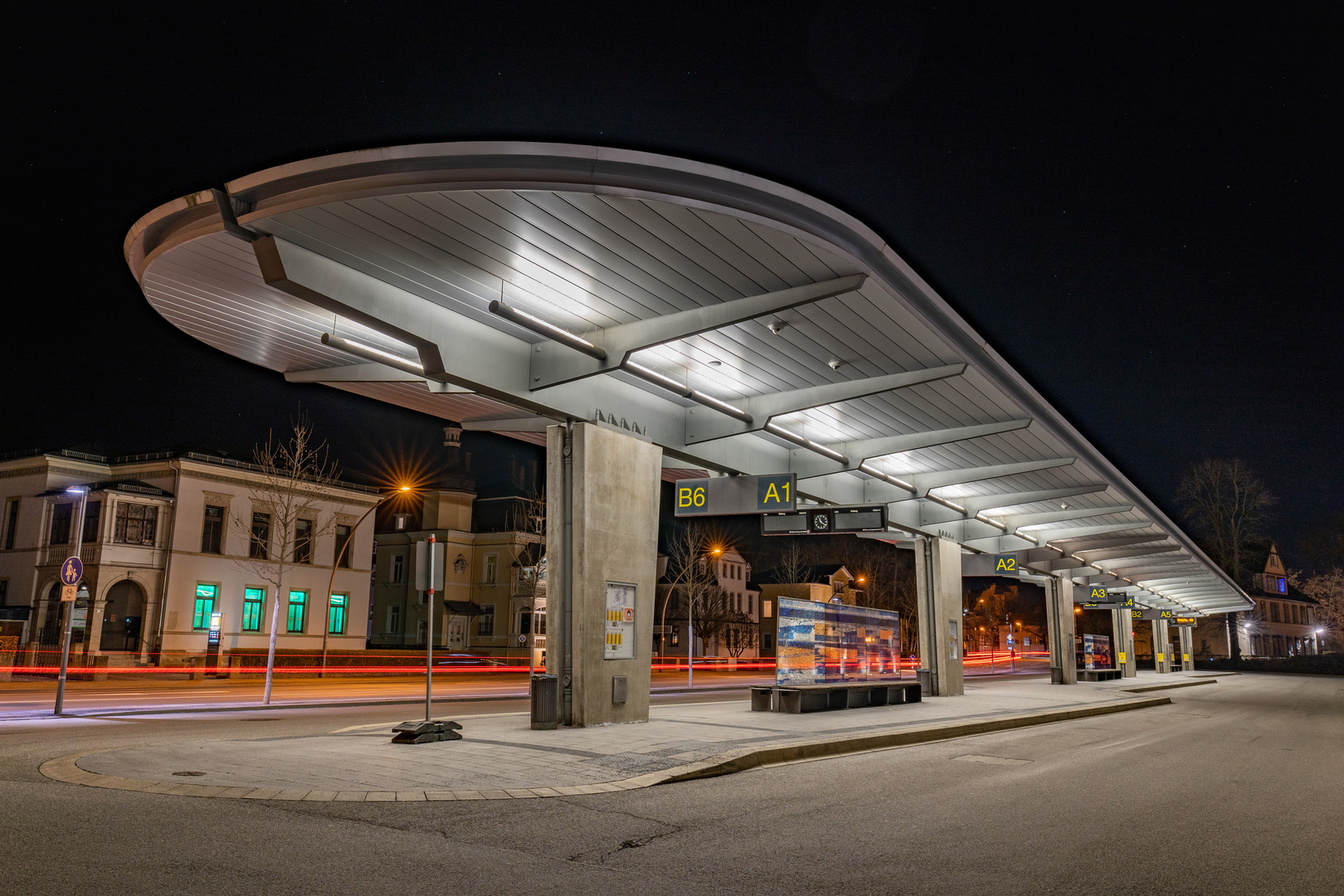 Der Busbahnhof in Coburg