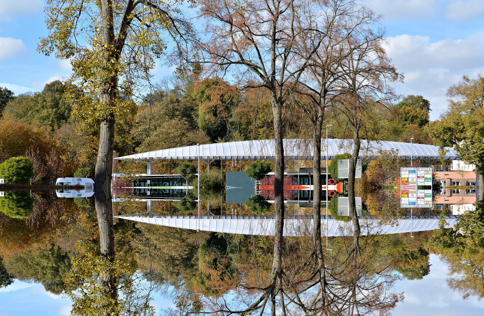 Der Busbahnhof von Heiligenstadt