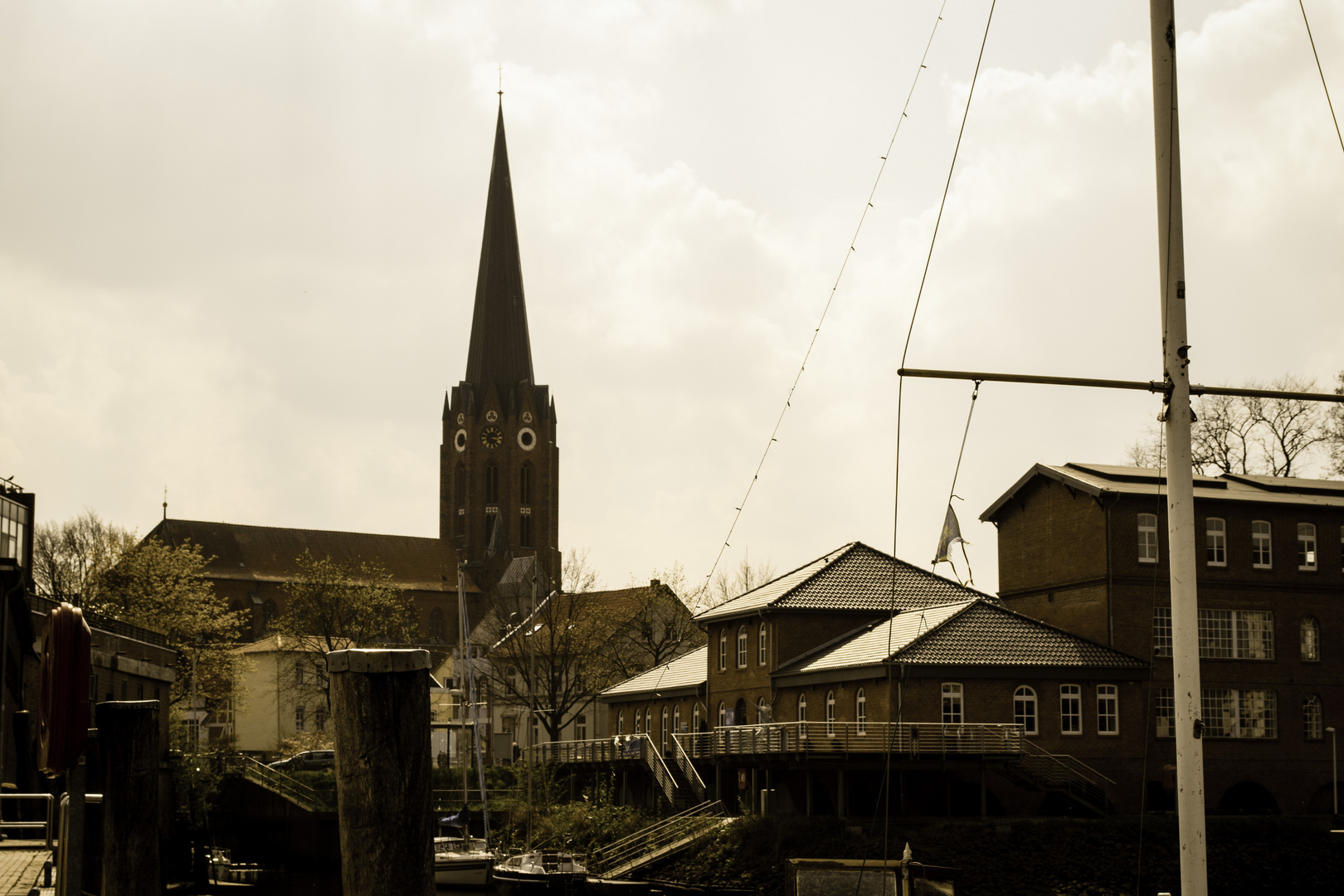 Der Buxtehuder Hafen