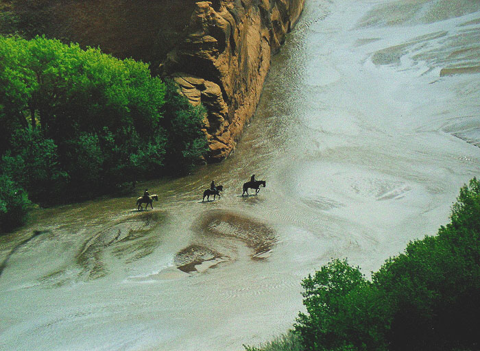 Der canyon de chelly in Arizona....