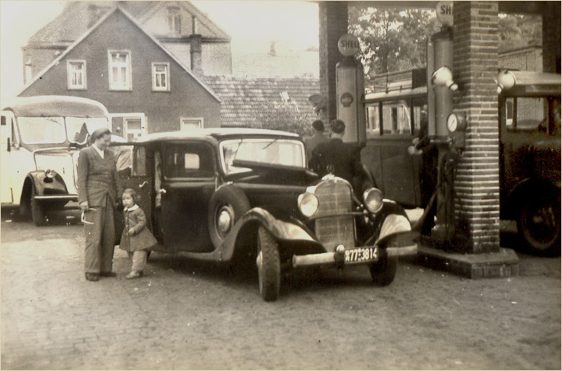 Der Charme einer Tankstelle von 1949