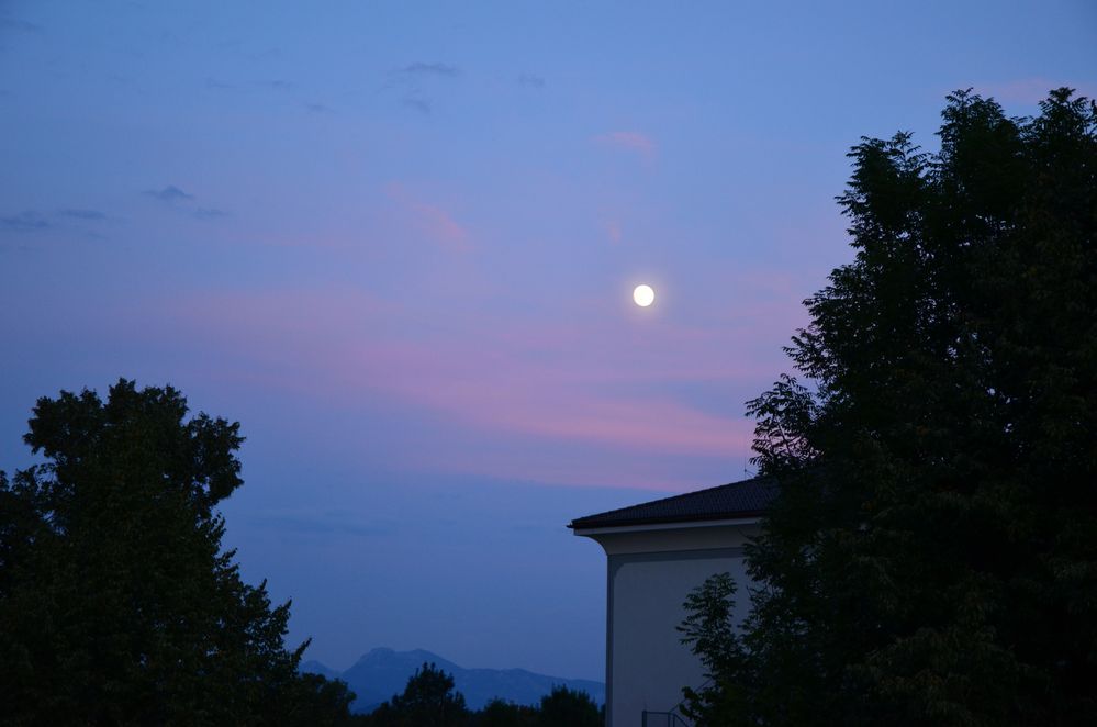 Der Chiemgau bei Nacht