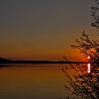 Der Chiemsee bei Sonnenuntergang