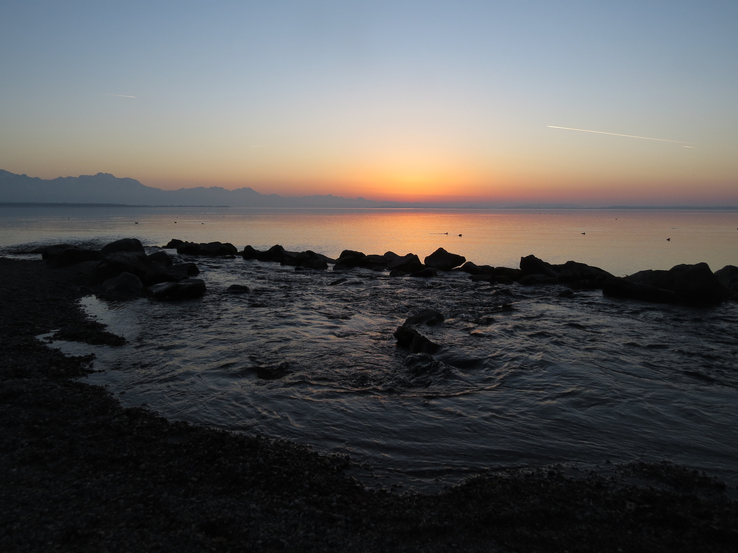 Der Chiemsee im Abendlicht