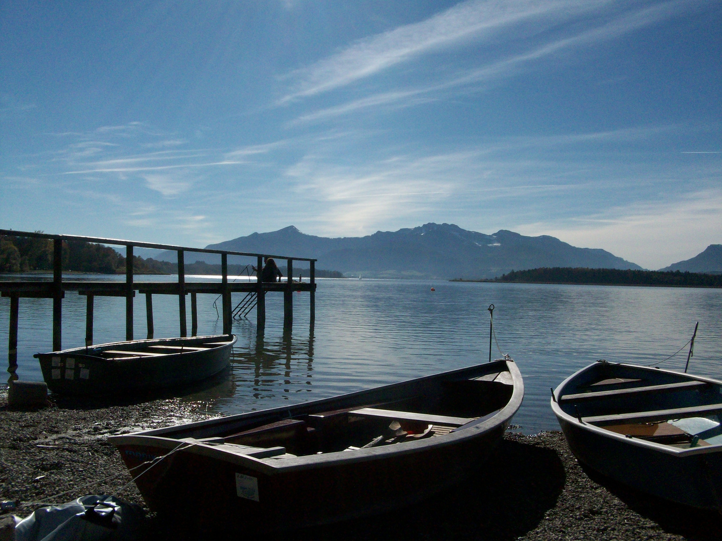 Der Chiemsee im Oktober