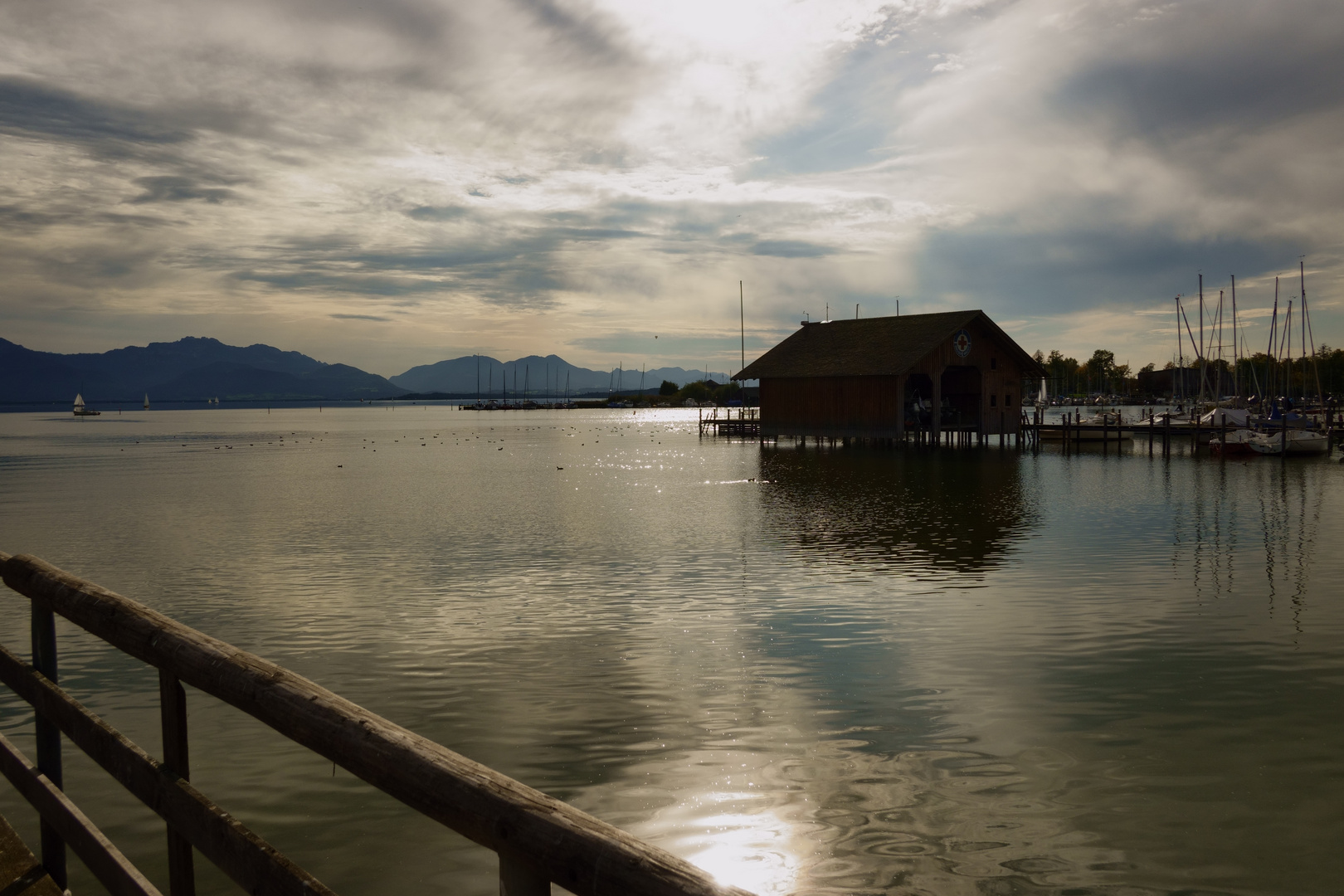 Der Chiemsee im Spätsommer 1