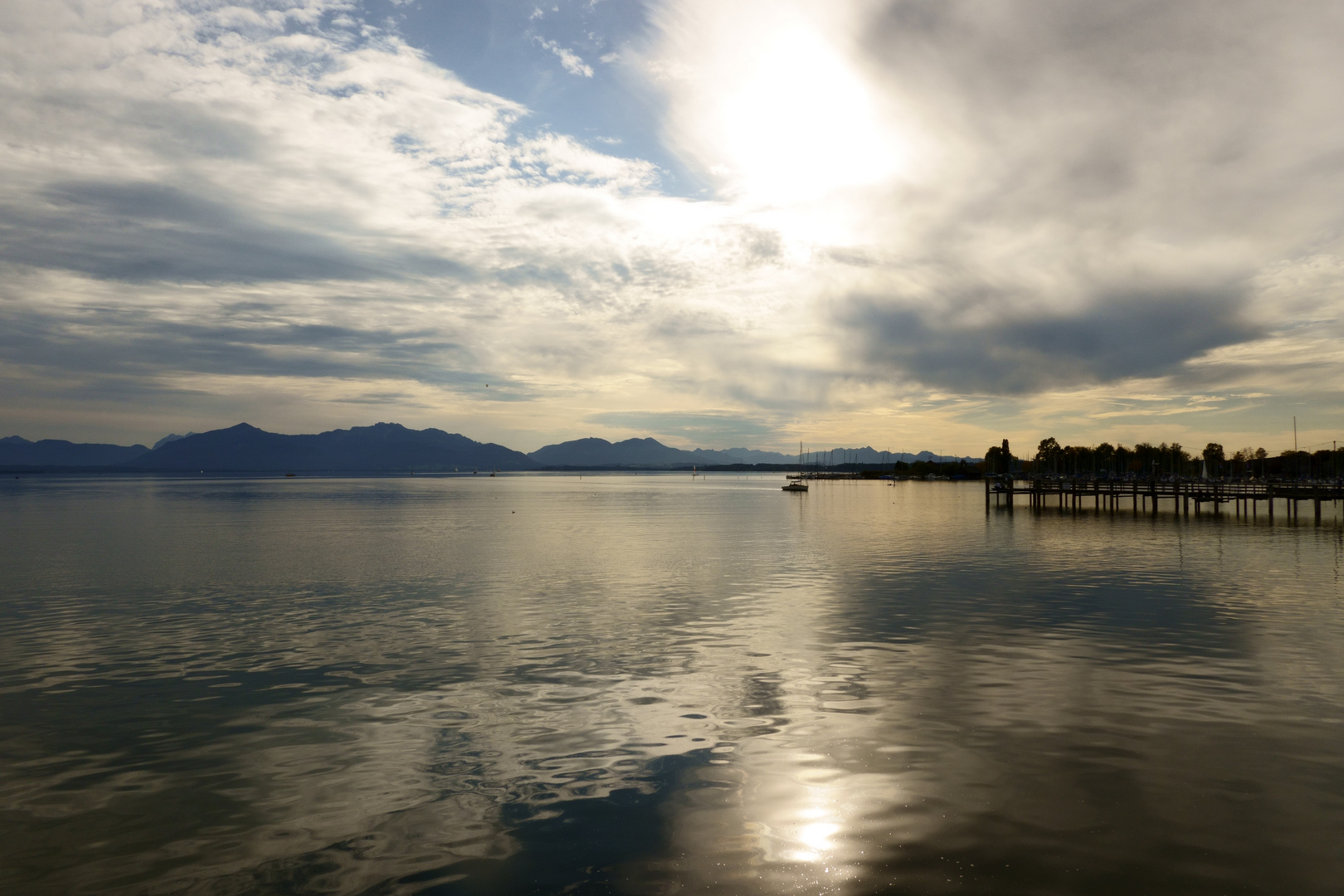 Der Chiemsee im Spätsommer 2