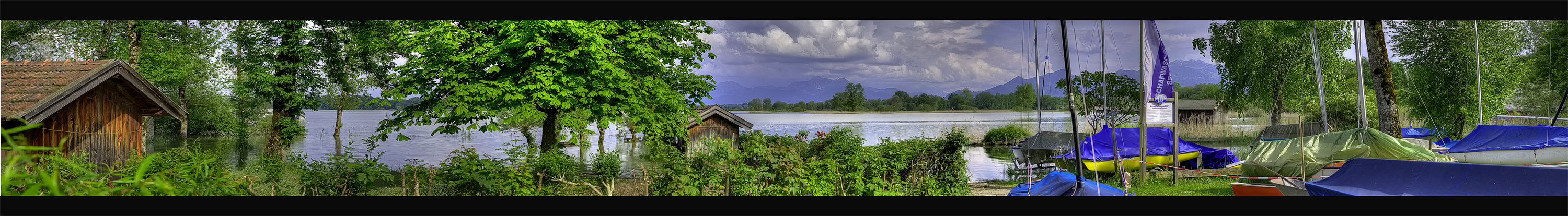 Der Chiemsee zieht sich langsam zurück ;-)