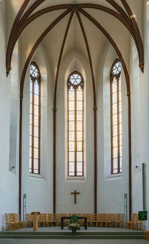 Der Chor der französischen Kirche...