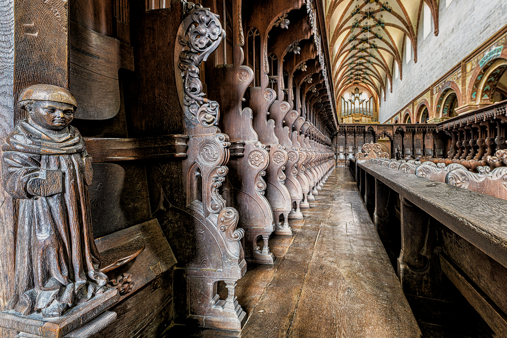 der Chorstuhl im Kloster Maulbronn